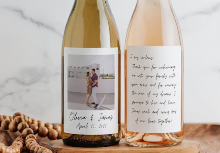 etiquetas botellas vino