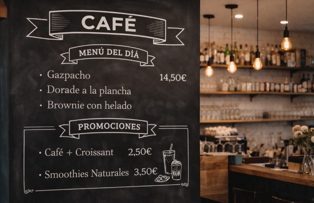 rotulación pizarras vinilo