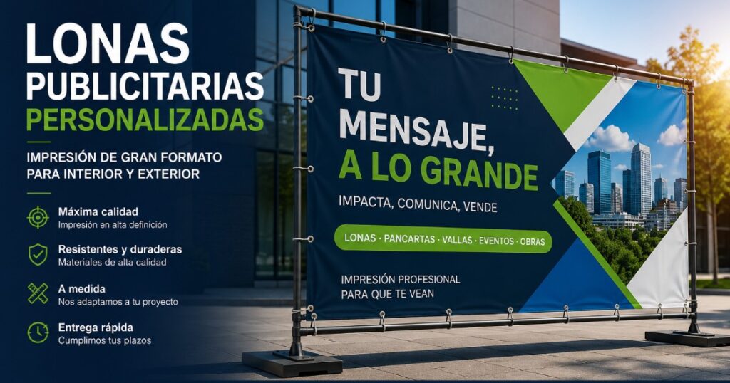 lona publicitaria barcelona