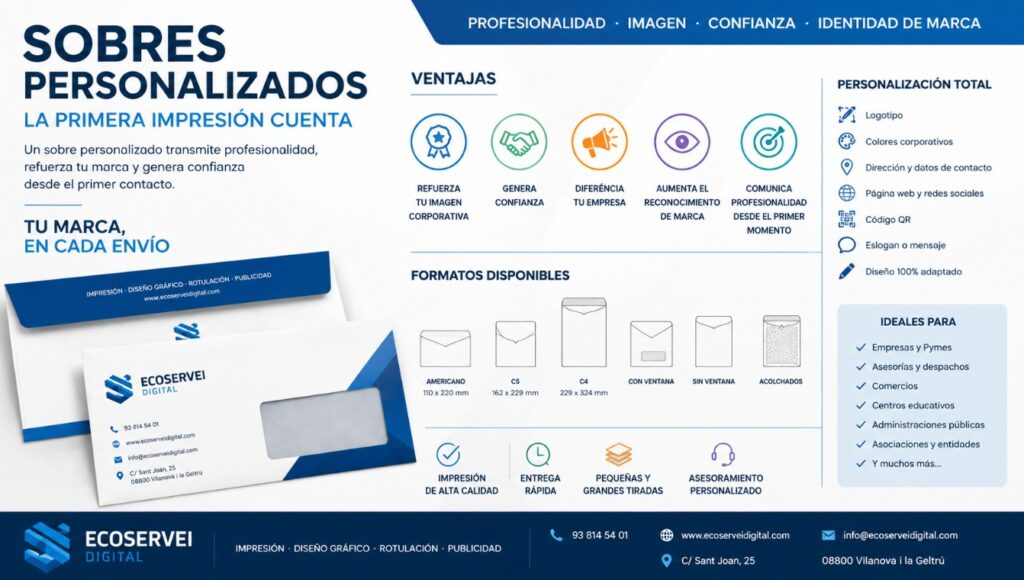 SOBRES PERSONALIZADOS EMPRESAS