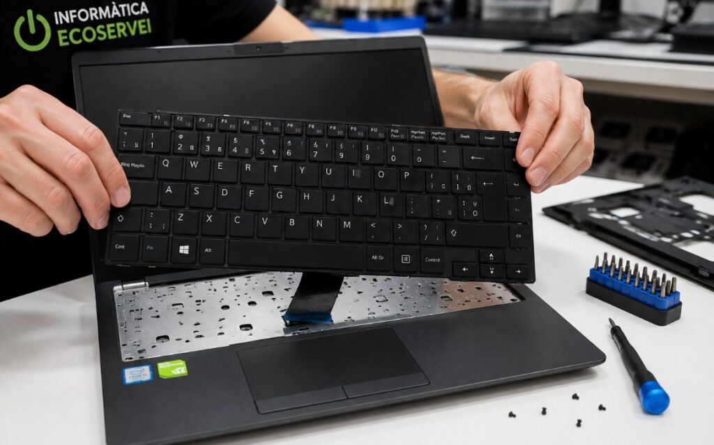 reparacion teclado portatil