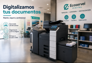 Digitalización profesional de documentos con equipo de escaneado en Barcelona